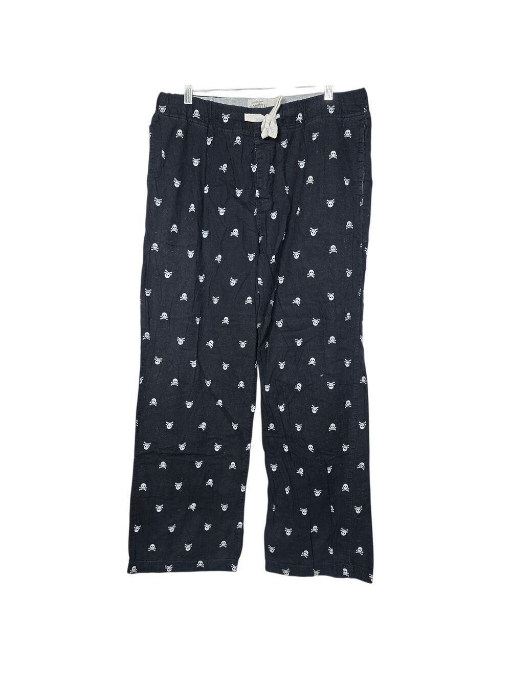 Aeropostale Skull Black White Pajama Pants Men's L